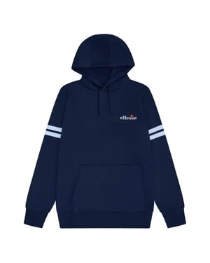 Ellesse Långärmad Pullover Hoodie för herrar (Marinblått)