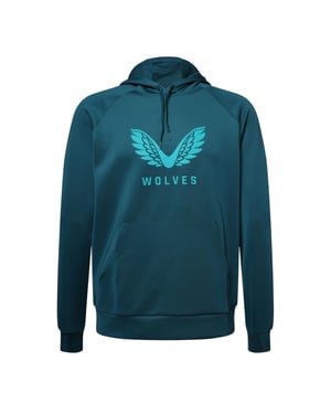 Castore Hoodie voor heren met wolvenmotief (Baai Groen)