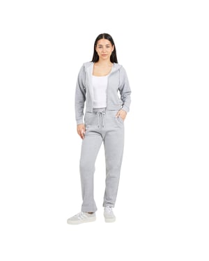 Brave Soul Dames/Dames Full Zip Hoodie (Grijze Mergel)