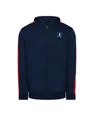 Castore Heren Engeland Cricket Volledige Rits Hoodie (Navy Peony)
