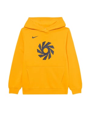 Nike Kinderen Graphic Print Logo Hoodie (Universiteitsgoud)