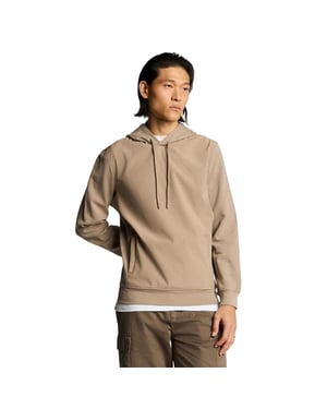 Lyle & Scott Heren Hybride Hoodie (Bruin)