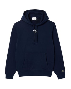 Lacoste Klassieke hoodie met capuchon voor volwassenen (unisex) (Blauw)