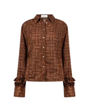 Nukus Blouse lange mouw nkf02107 abbygail