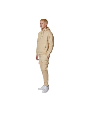 Criminal Damage Mens Logo Relaxed Fit Hoodie (Sten)