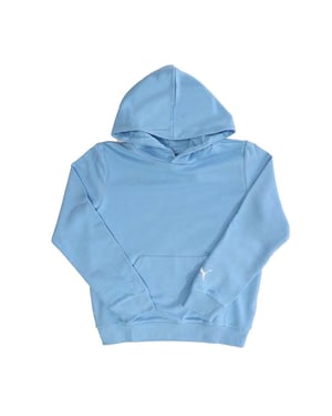 Puma Barn Avslappnad Hoodie (Blå)