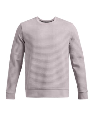 Under Armour Heren-trui met vierkante hals (Grijs)