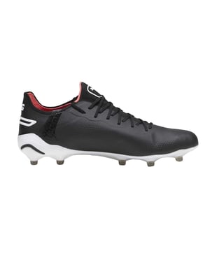 Puma Unisex Adult King Ultimate Stevige Grond Voetbalschoenen (Zwart, Wit)