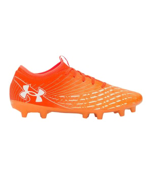 Under Armour Magnetico Select 5 voetbalschoenen voor heren, voor harde ondergrond (Oranje/Wit)