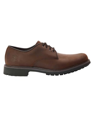 Timberland Heren Leder Waterdichte Formele Derby Schoenen (Donkerbruin)