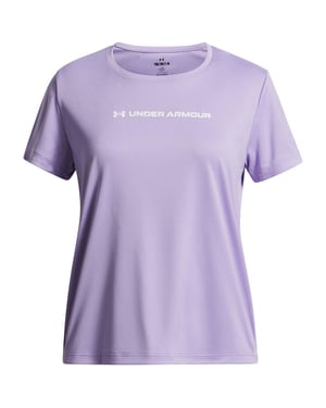 Girls Under Armour Tech Wordmark Gra in Purple