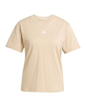 Women's adidas W Sl Sj T in Warm Sandston