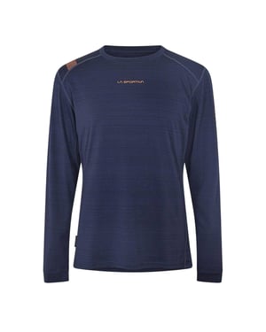 La Sportiva Heren Tour Regular Sport T-shirt met lange mouwen (Diepzee)
