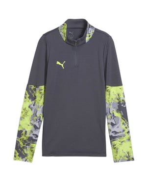 Puma Drilltröja med kvartslång dragkedja för barn (Grått)