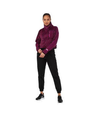 Under Armour Dam Velour Fleece Topp (Lila)