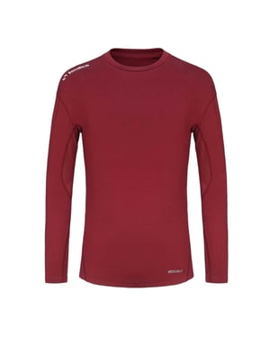 Sondico Heren Core Base Layer Top met lange mouwen (Bourgondië)