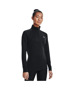 Under Armour Technisch trainingsjack met kwartrits voor dames (Zwart)