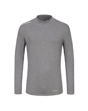 Sondico Heren-basislaagshirt met hoge kraag (Grijs)