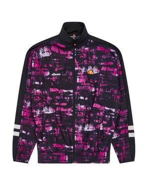 Ellesse Dames Boulevard Fleece Funnel Neck Trainingsjack (Zwart/Roze)
