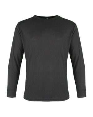 Warrior Thermo Herentop met lange mouwen (Zwart)