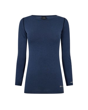 Skins Dames/Dames Dnamic Basislaag Top (Blauw)