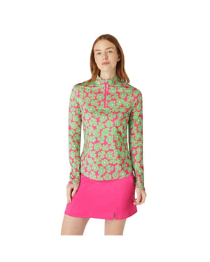 Callaway Golfshirt met bloemenprint voor dames (Roze)