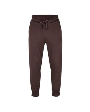 Hugo Heren Dchard katoenen joggingbroek met logo (Donkerbruin)