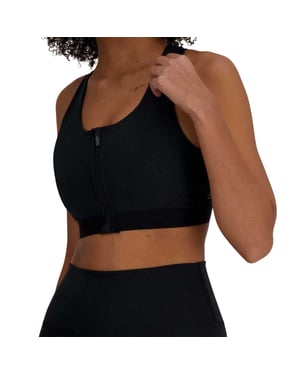 New Balance Sportbeha voor dames/dames (Zwart)