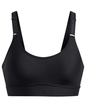 Under Armour Infinity-sportbeha voor dames, medium ondersteuning (Zwart)