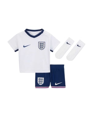 Nike Baby England FA fotbollsdräkt (Vit/blå)