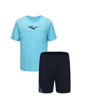 Everlast Pojkar Flex Logo T-shirt & Shorts Set (Ström)