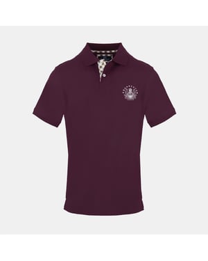 Men's Aquascutum Polo Shirt in Red