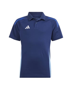 Boys adidas Tiro24 C Poloy Polo Shirt Unisex Kids in Navy Blue