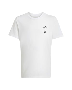 Boys adidas J Mc Tr Tee in White