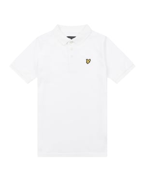 Boys Lyle and Scott Classic Regular Fit Short Sleeve Shirt in Bright White