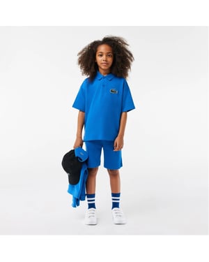 Boys Lacoste Relaxed Fit Short Sleeve Shirt in Ladigue