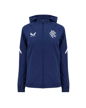 Castore Heren Rangers FC Jacket (Marineblauw)