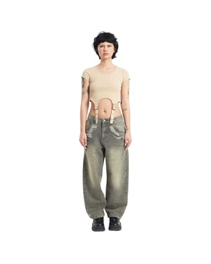 The Ragged Priest Dam Crescent Denim Vida Jeans (Grå)
