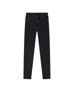 Diesel Dames 1984 Slandy skinny jeans met hoge taille (Zwart/grijs denim)