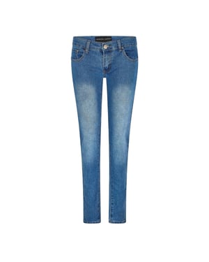 Criminal Damage Skinny jeans i denim för dam och dam (Mellanblått)