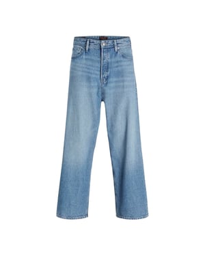 Jack And Jones Heren 192 Denim Hoge Taille Baggy Jeans (Blauwe Denim)