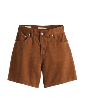 Levis Dames/Dames Denim Shorts (Bruin)