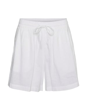 Vero Moda Dames Linn Woven Relaxed Fit Shorts (Sneeuwwit)