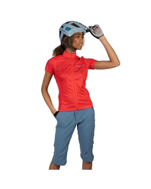 Endura Dames Hummvee Lite Fietsshorts 3/4 (Blauw Staal)