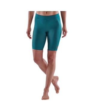 Skins Dames Serie-3 Compressie Shorts (Teal Blauw)
