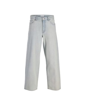 Jack And Jones Jeans för män, modell 354, med raka ben (Blå denim)