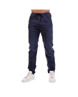 Diesel Heren Sweat Straight Jeans (Blauw)