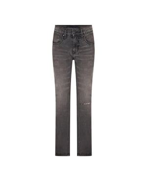 Criminal Damage Essential-jeans i slim fit med slitningar för kvinnor/damer (Grått)