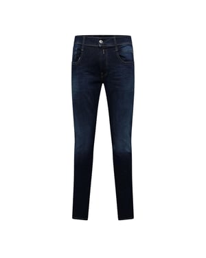 Replay Anbass Slim-jeans för män (Blå)