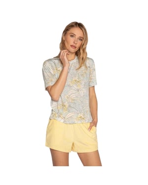 PJ Salvage Tropisk t-shirt för kvinnor/damer (Mynta)